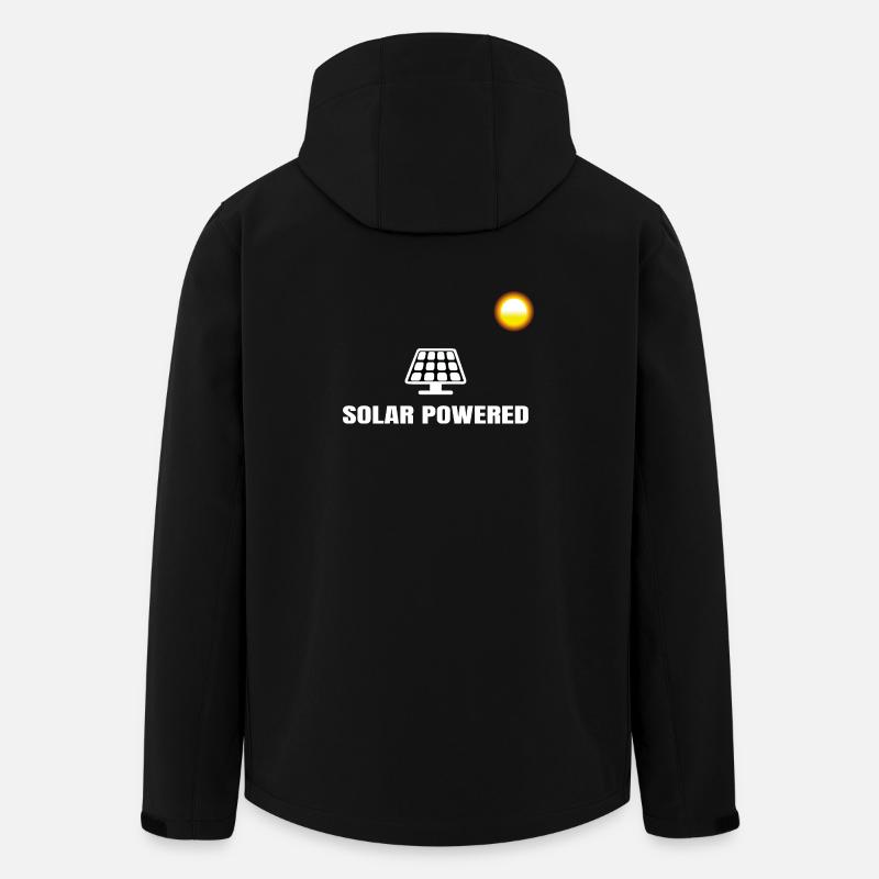 Énergie solaire - Veste softshell homme en polyester recyclé Stanley/Stella - noir