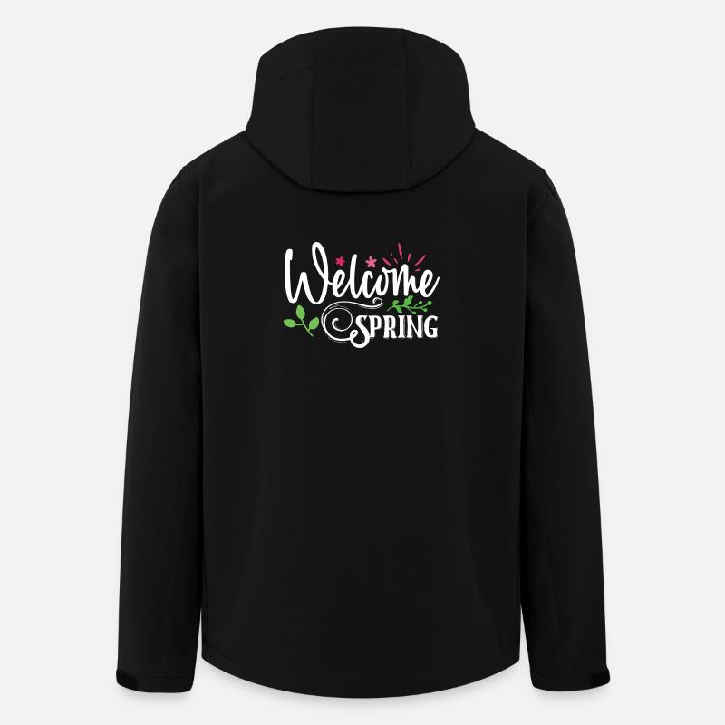 Willkommen Frühling - Recycelte Männer Softshell-Jacke von Stanley/Stella - Schwarz