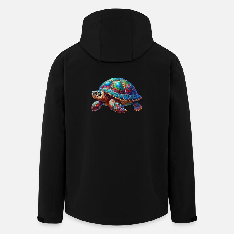 Tortue - Veste softshell homme en polyester recyclé Stanley/Stella - noir