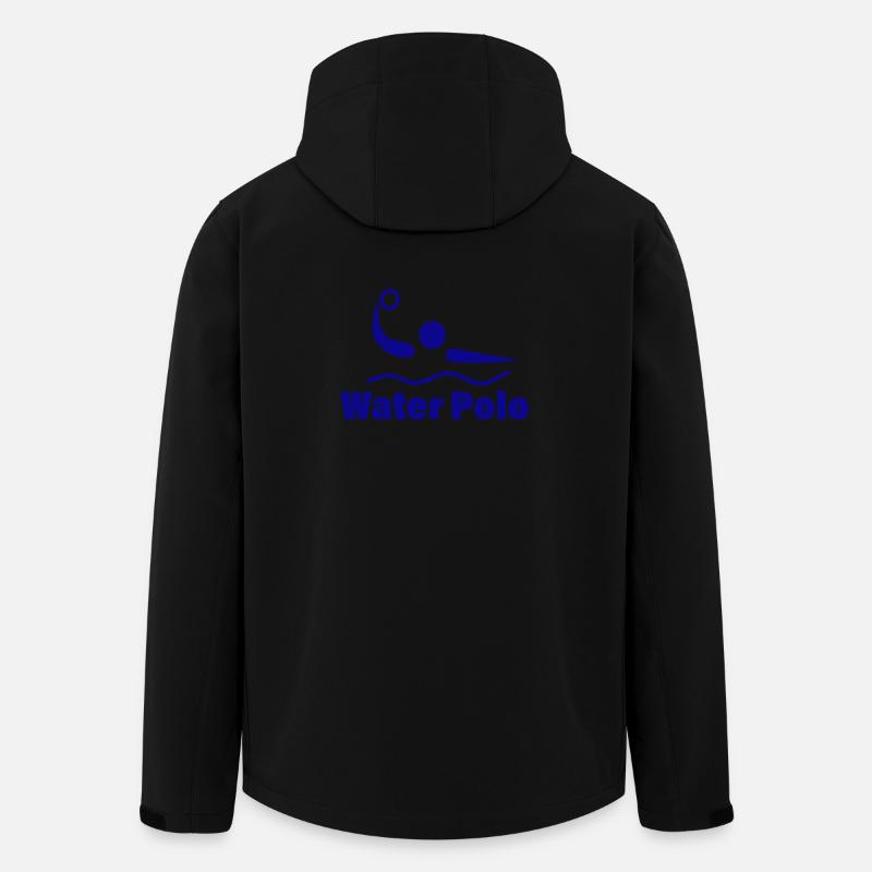 WATER POLO - Recycelte Männer Softshell-Jacke von Stanley/Stella - Schwarz