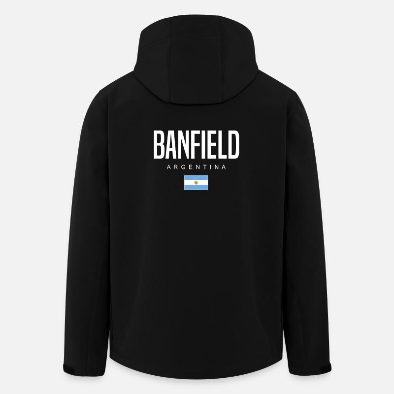 Banfield Argentina Argentinian - Men’s Recycled Softshell Jacket by Stanley/Stella - black