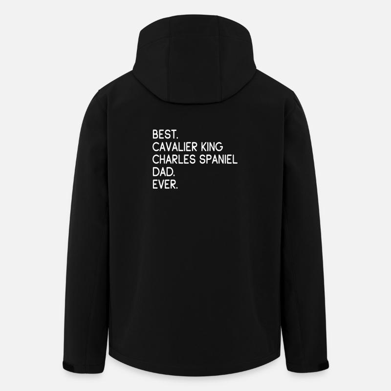 Cavalier King Charles Spaniel - Recycelte Männer Softshell-Jacke von Stanley/Stella - Schwarz