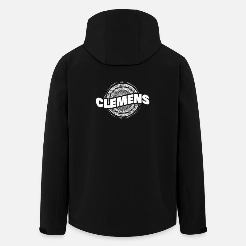 Clemens als Geschenkidee - Recycelte Männer Softshell-Jacke von Stanley/Stella - Schwarz