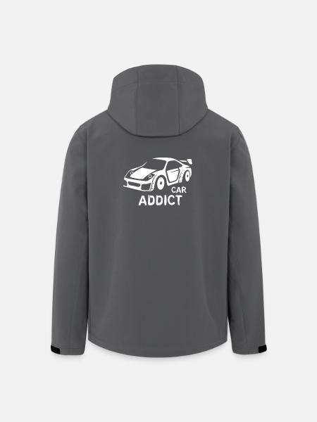 Car Addict – Racing Tuning Design - Men’s Recycled Softshell Jacket by Stanley/Stella - black
