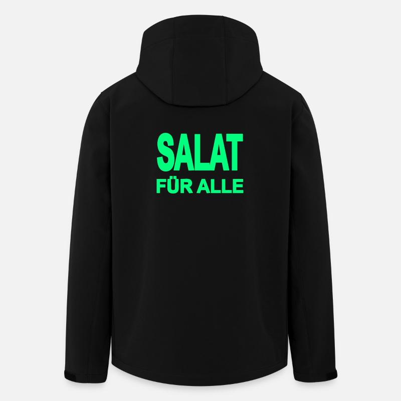 Salat - Recycelte Männer Softshell-Jacke von Stanley/Stella - Schwarz