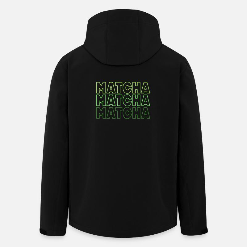 Matcha - Recycelte Männer Softshell-Jacke von Stanley/Stella - Schwarz