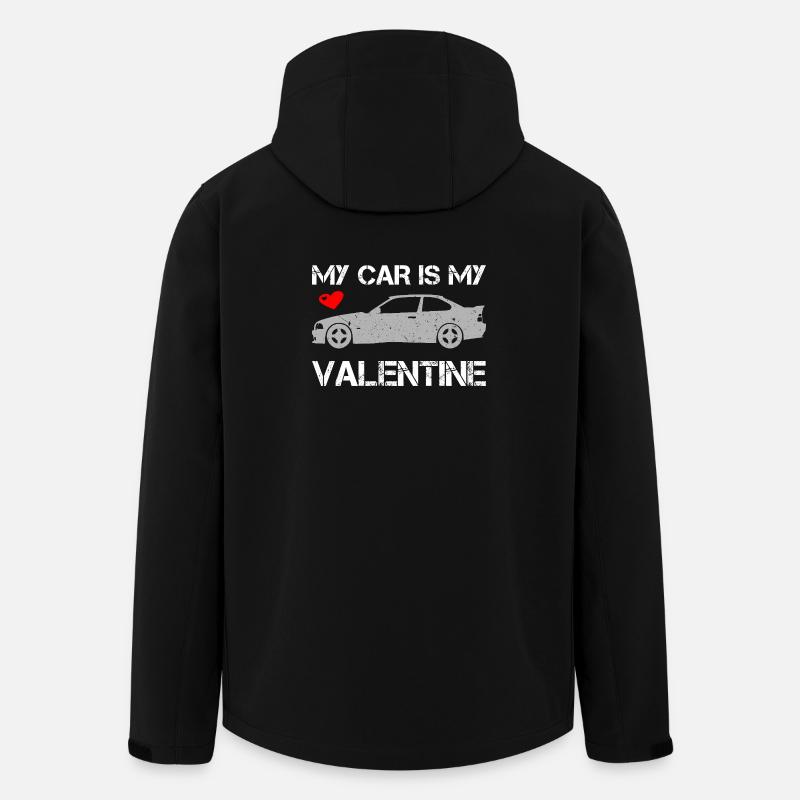 My Car Is My Valentine - Men’s Recycled Softshell Jacket by Stanley/Stella - black