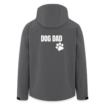 Dog Dad – Hunde Design - Recycelte Männer Softshell-Jacke von Stanley/Stella - Schwarz - Hinten - AI Model Male 185 light (185cm)