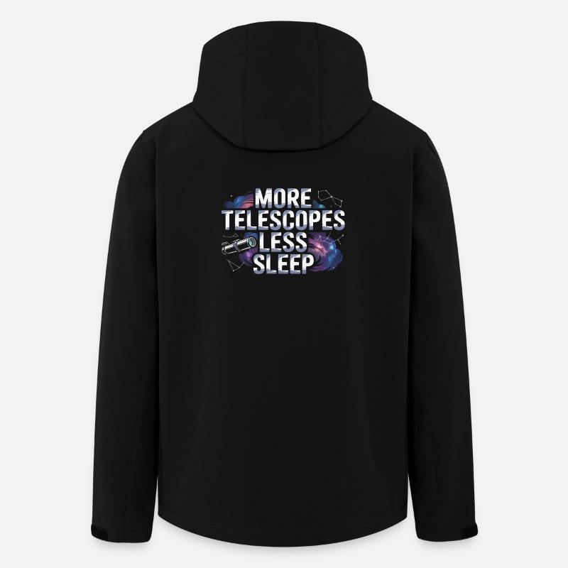 Astronom Galaxy Outerspace Universe Astronomie - Recycelte Männer Softshell-Jacke von Stanley/Stella - Schwarz