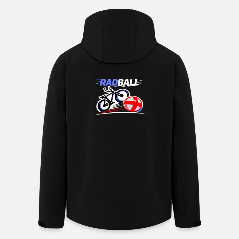 Radball, Cycleball, Hallenradsport - Recycelte Männer Softshell-Jacke von Stanley/Stella - Schwarz