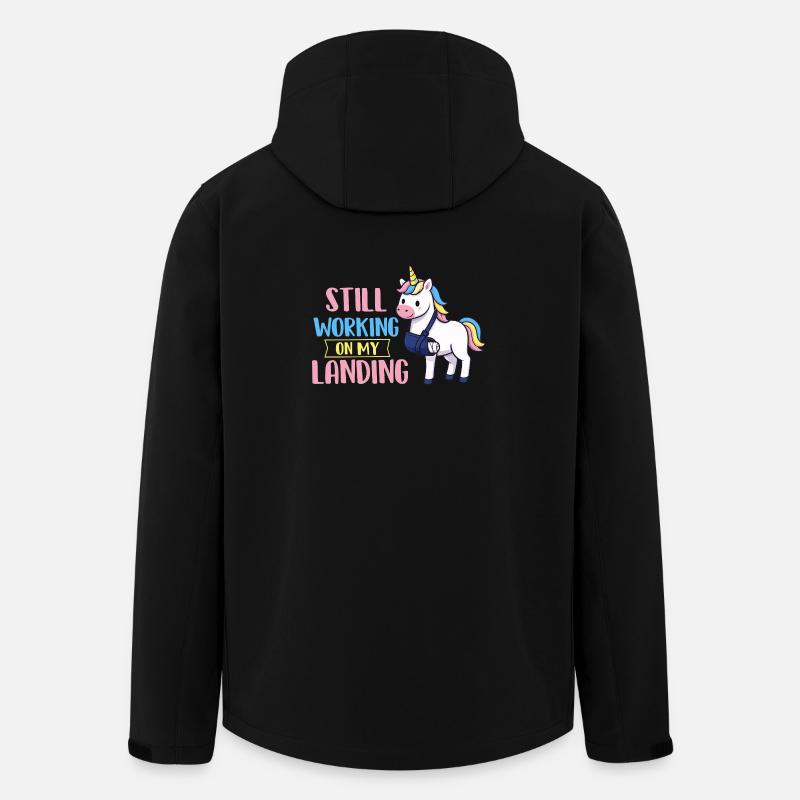 Arbejder stadig på min landingsarm-genopretning - Stanley/Stella herre softshelljakke i genanvendt polyester - sort