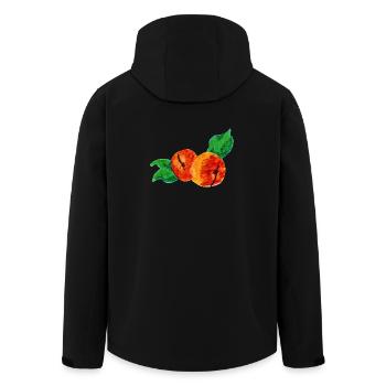 Style abricot - Veste softshell homme en polyester recyclé Stanley/Stella - noir - Dos - AI Model Male 185 light (185cm)
