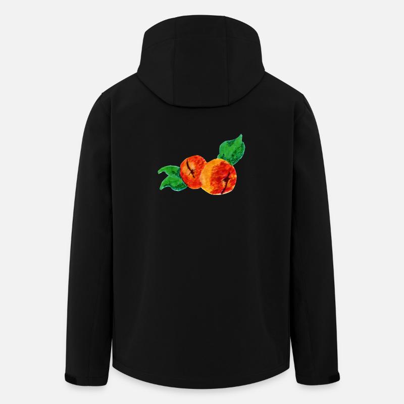 Aprikosen Art - Recycelte Männer Softshell-Jacke von Stanley/Stella - Schwarz