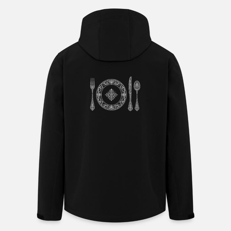 Cutlery - Men’s Recycled Softshell Jacket by Stanley/Stella - black