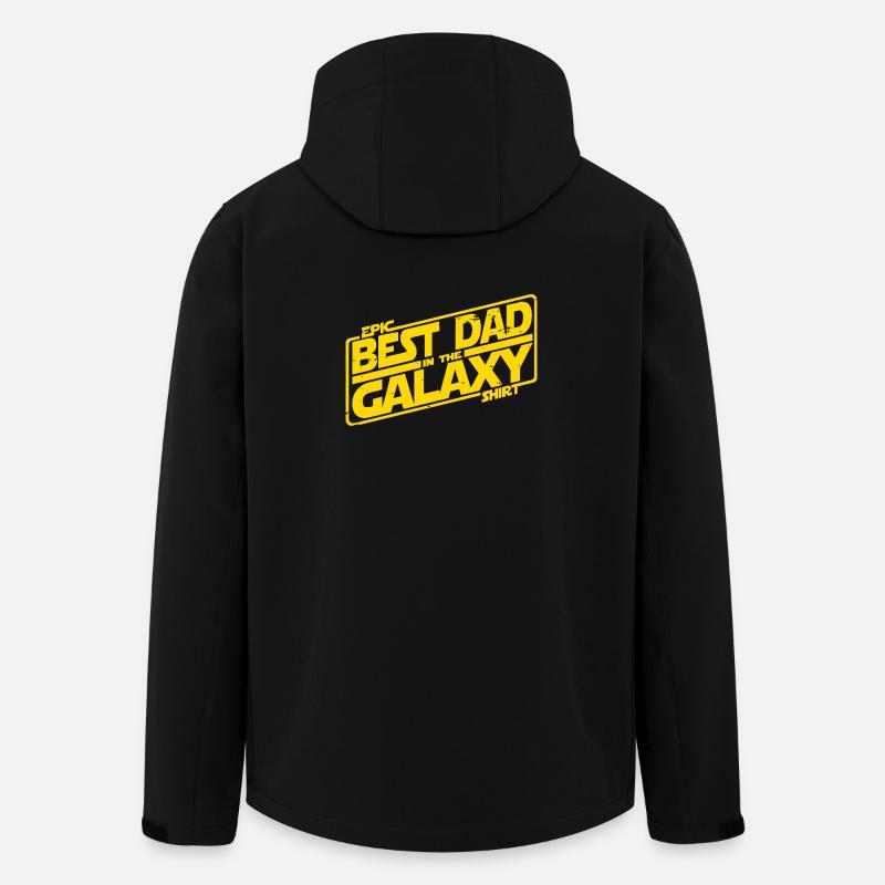 Meilleure pomme de terre Galaxy - Veste softshell homme en polyester recyclé Stanley/Stella - noir