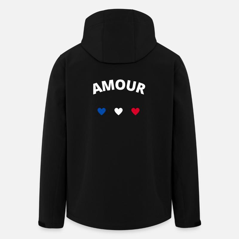 Amour - Veste softshell homme en polyester recyclé Stanley/Stella - noir