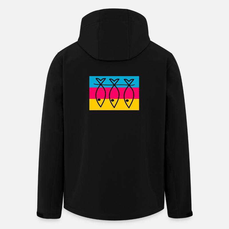 RETRAITE. BONNE RETRAITE. JOYEUSE RETRAITE - Veste softshell homme en polyester recyclé Stanley/Stella - noir