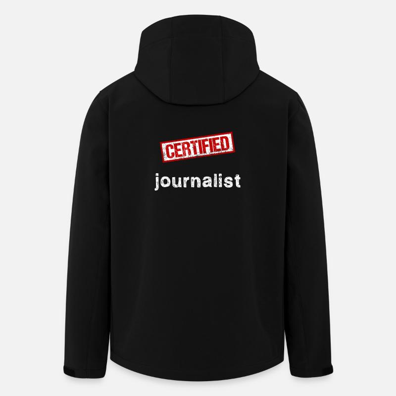 Journalist - Recycelte Männer Softshell-Jacke von Stanley/Stella - Schwarz