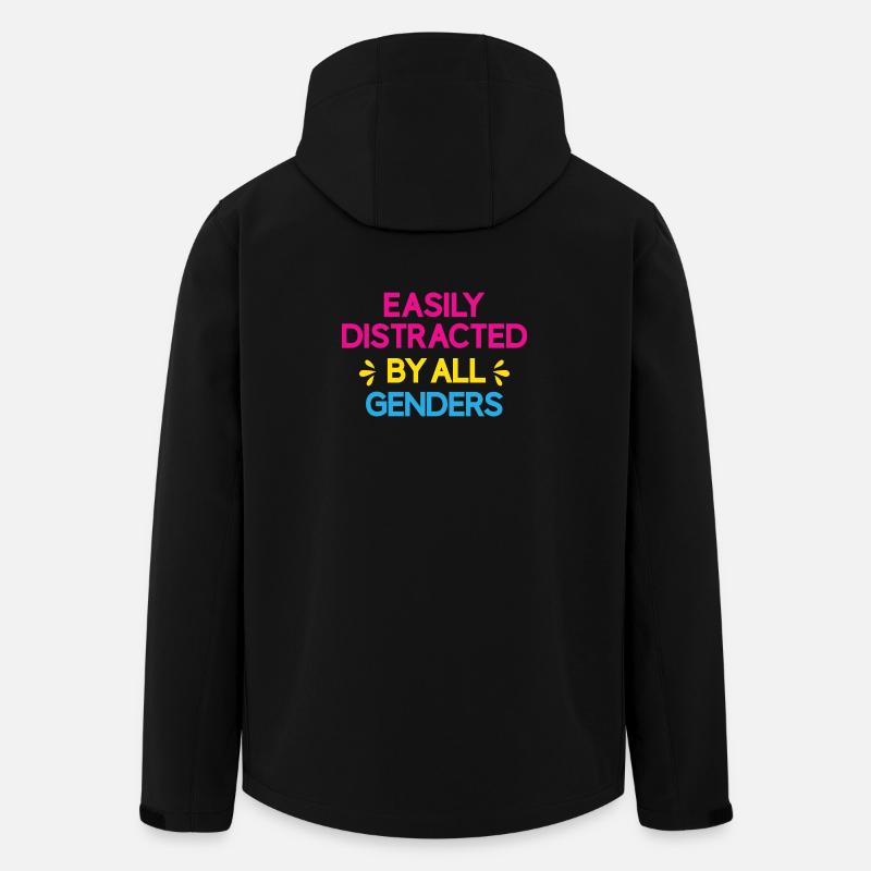 LGBT Pride Month - Leicht abgelenkt von allen Geschlechtern - Recycelte Männer Softshell-Jacke von Stanley/Stella - Schwarz