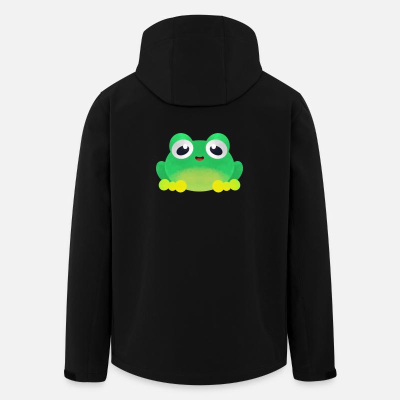 Kleiner Frosch - Recycelte Männer Softshell-Jacke von Stanley/Stella - Schwarz