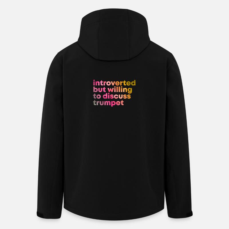 Trompete - Recycelte Männer Softshell-Jacke von Stanley/Stella - Schwarz