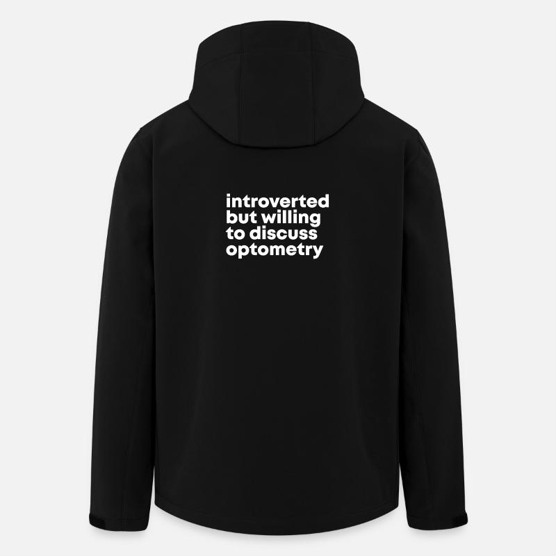 Optometrie - Recycelte Männer Softshell-Jacke von Stanley/Stella - Schwarz