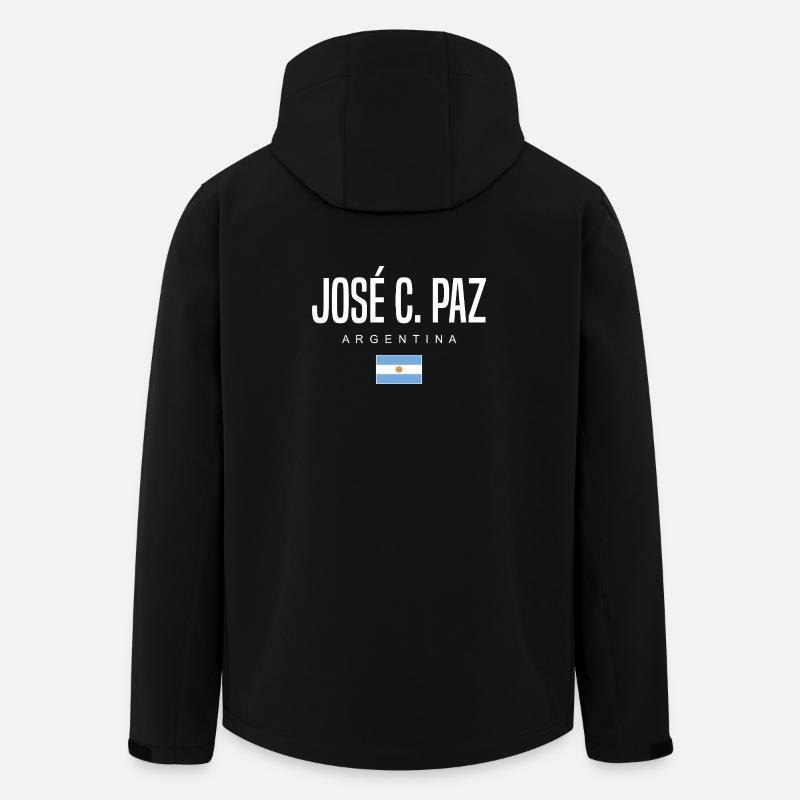 José C. Paz Argentine Argentine - Veste softshell homme en polyester recyclé Stanley/Stella - noir