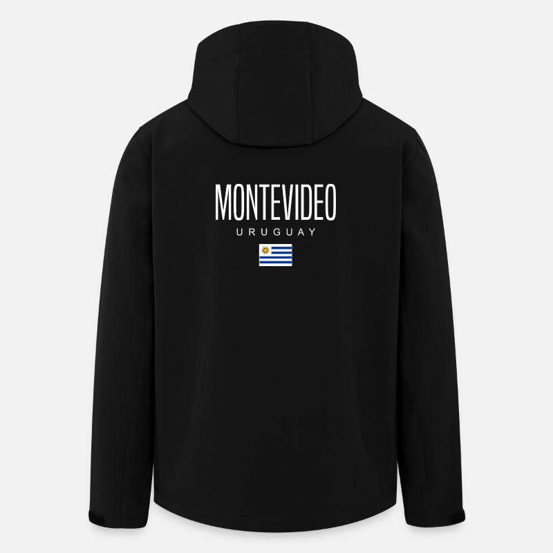 Montevideo Uruguay Uruguayans - Men’s Recycled Softshell Jacket by Stanley/Stella - black
