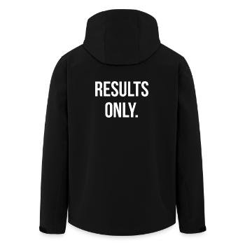 RÉSULTATS SEULEMENT. | Greyline Officiel - Veste softshell homme en polyester recyclé Stanley/Stella - noir - Dos - AI Model Male 185 light (185cm)