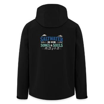 Communauté de musique folk Shanty Crew - Veste softshell homme en polyester recyclé Stanley/Stella - noir - Dos - AI Model Male 185 light (185cm)