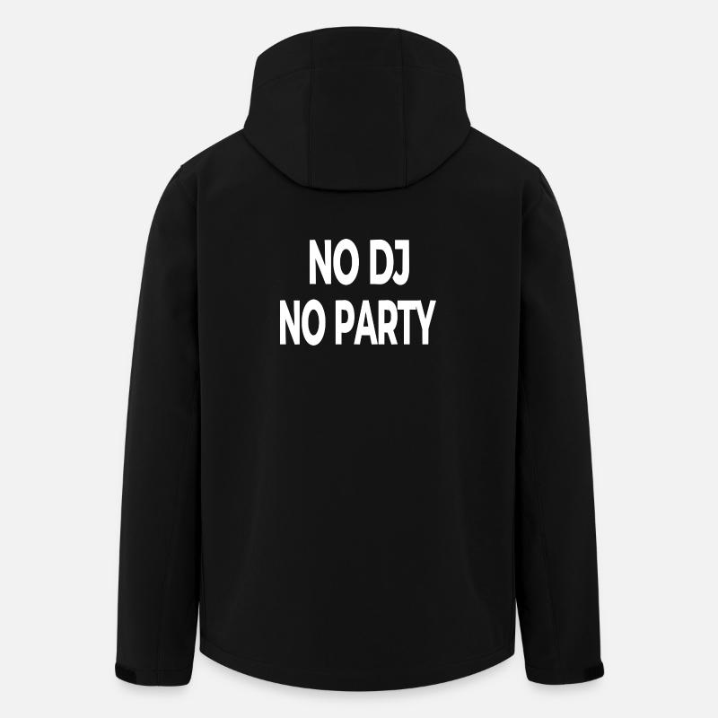 Party - Recycelte Männer Softshell-Jacke von Stanley/Stella - Schwarz