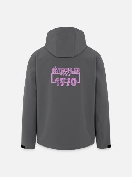 Lustig 197 - Recycelte Männer Softshell-Jacke von Stanley/Stella - Schwarz