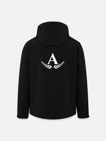 A - Veste softshell homme en polyester recyclé Stanley/Stella - noir