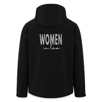 Women In Law Lawyer School Student Attorney - Men’s Recycled Softshell Jacket by Stanley/Stella - black - Back - AI Model Male 185 light (185cm)