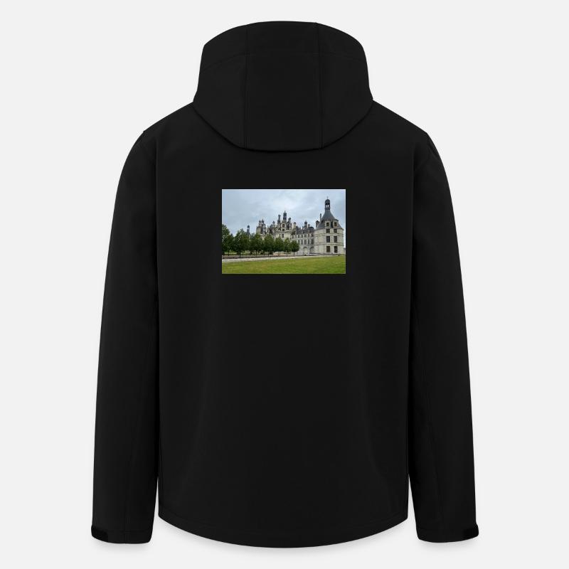 Chateau de Chambord - Veste softshell homme en polyester recyclé Stanley/Stella - noir