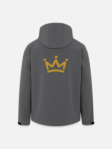 Golden crown for kings - Men’s Recycled Softshell Jacket by Stanley/Stella - black
