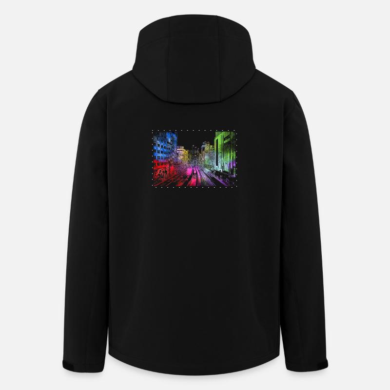 TOKIO - Recycelte Männer Softshell-Jacke von Stanley/Stella - Schwarz