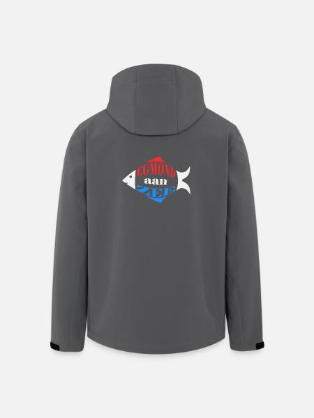 Egmond aan Zee - Recycelte Männer Softshell-Jacke von Stanley/Stella - Schwarz