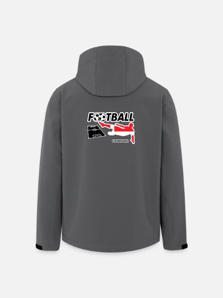 Football Fever Denmark - Men’s Recycled Softshell Jacket by Stanley/Stella - black