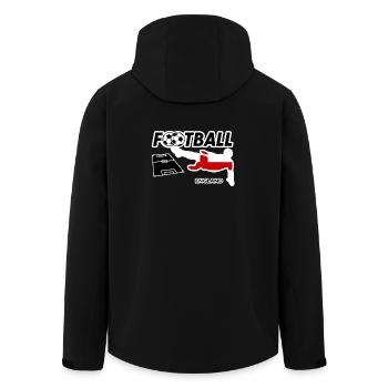 La fièvre du football en Angleterre - Veste softshell homme en polyester recyclé Stanley/Stella - noir - Dos - AI Model Male 185 light (185cm)