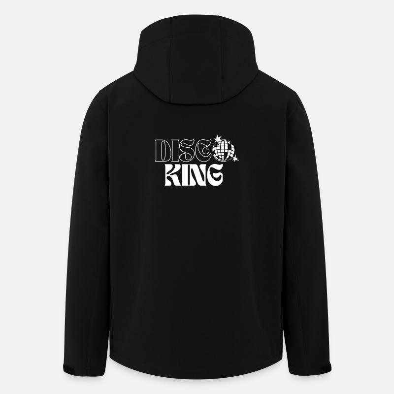 Disco King Retro Party Tee - Men’s Recycled Softshell Jacket by Stanley/Stella - black