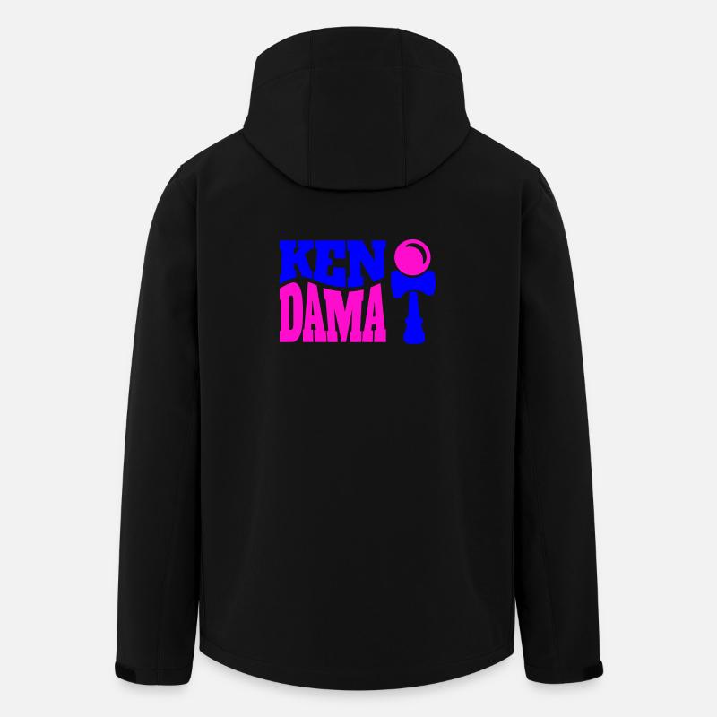 Kendama (2 couleurs) v2 - Veste softshell homme en polyester recyclé Stanley/Stella - noir
