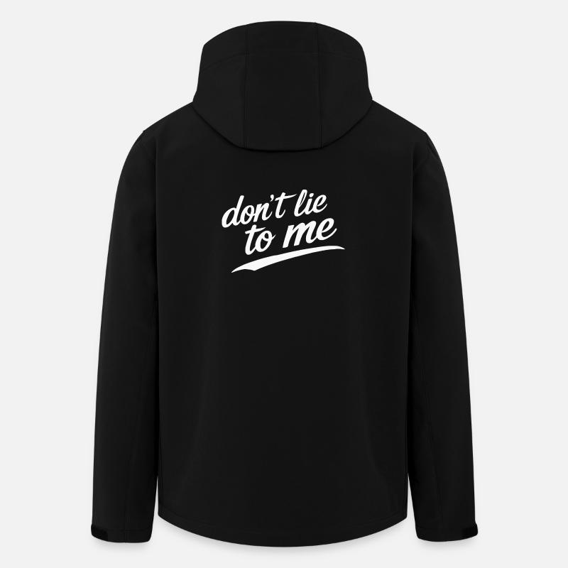 Ne me mens pas - Veste softshell homme en polyester recyclé Stanley/Stella - noir