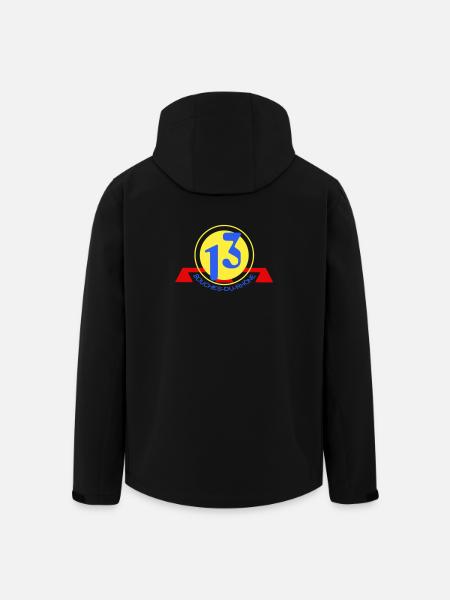 Logo 13 Bouches-du-Rhône - Men’s Recycled Softshell Jacket by Stanley/Stella - black