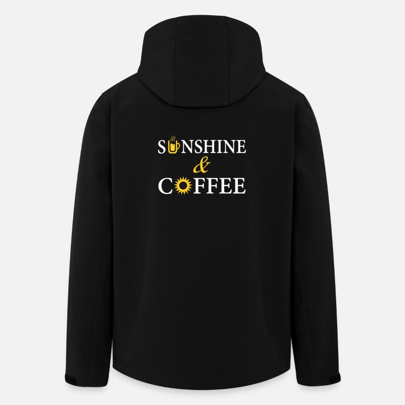 Café Soleil - Veste softshell homme en polyester recyclé Stanley/Stella - noir