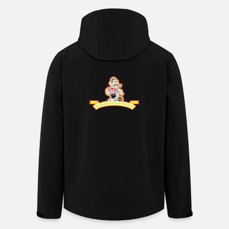 Nostalgie du footballeur à l’ancienne - Veste softshell homme en polyester recyclé Stanley/Stella - noir