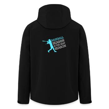 Baseball Season Is The Best Season Fan Game Sports - Men’s Recycled Softshell Jacket by Stanley/Stella - black - Back - AI Model Male 185 light (185cm)