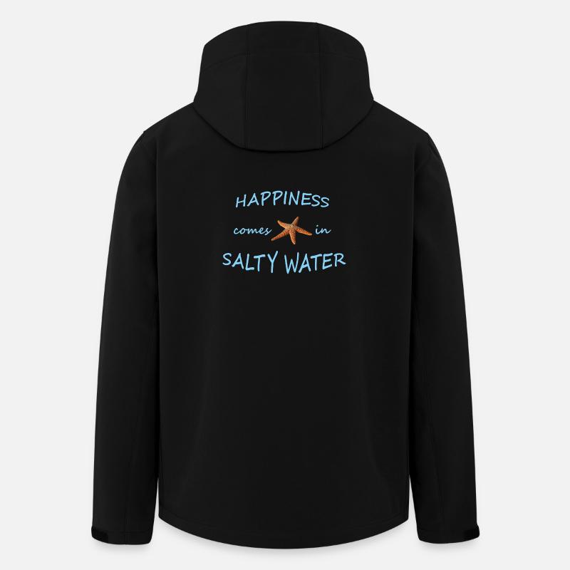 Happiness - Men’s Recycled Softshell Jacket by Stanley/Stella - black