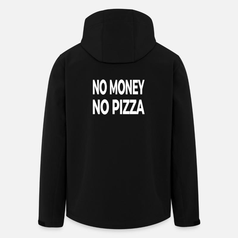 Pizza - Recycelte Männer Softshell-Jacke von Stanley/Stella - Schwarz
