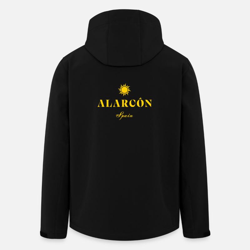 Logo de l’Alarcón Espagne - Veste softshell homme en polyester recyclé Stanley/Stella - noir